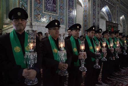 Servants of Razavi Holy Shrine Hold Mourning Ceremony for Imam Hussein’s Shame Ghariban